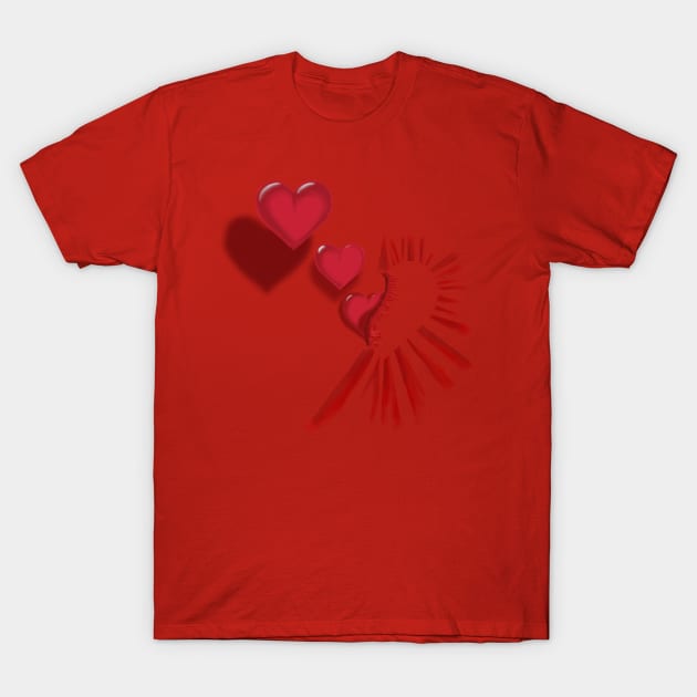 Pop Hearts T-Shirt by Cterio